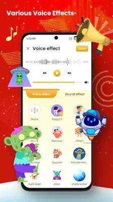 Voice Changer android App screenshot 1